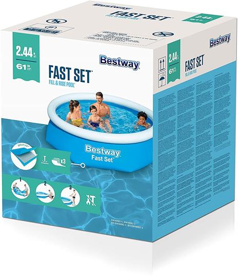 Piscina fast set - 244 x 61cm capacit 1.880 litri - 3