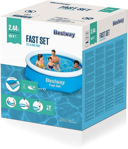 Piscina fast set - 244 x 61cm capacit 1.880 litri - 3
