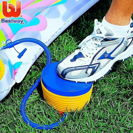 Pompa a Pedale Gonfiatore Piccolo 13 Cm per Lettini Gommoni Canotti Bestway