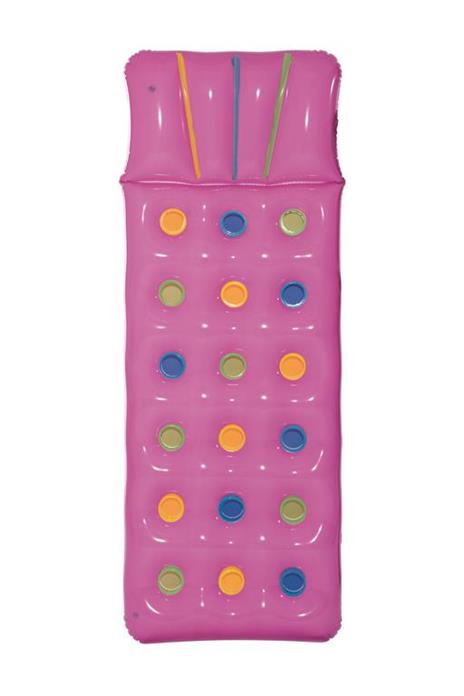 Bestway 43014 galleggiante da piscina e da spiaggia Blu, Rosa Materassino galleggiante Vinile