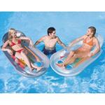 Poltrona materassino gonfiabile mare piscina con portabicchieri 157x89cm Bestway 43028
