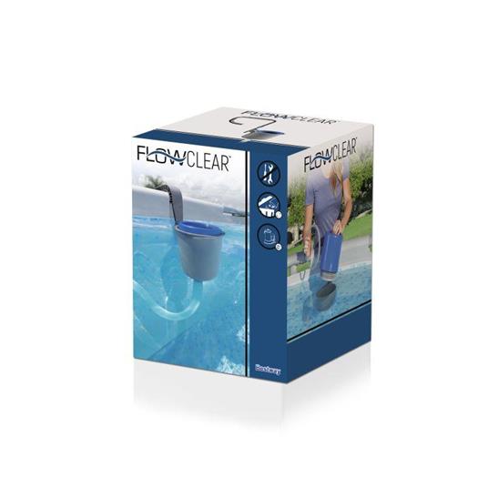 Bestway Skimmer Da Parete Funziona Con Pompe Da 3.028 Lt/H In Su, Ideale Per Piscine Rettangolari E Ovali Da 457 Cm O Maggiori - 3