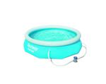 Piscina FAST SET Con Pompa 305 x 76 cm Azzurro 57270