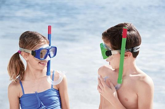 Maschera con boccaglio Freestyle Blu - BW24035 - 3