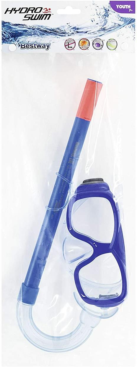 Maschera con boccaglio Freestyle Blu - BW24035 - 4