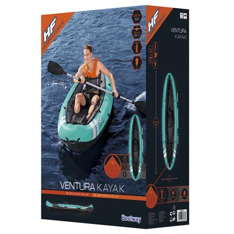 Bestway Kayak Gonfiabile Hydro-Force Ventura 280x86 cm - 5