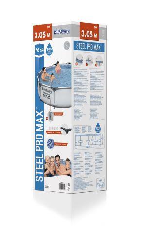 Bestway Steel Pro 56406 piscina fuori terra Piscina con bordi Piscina rotonda 4678 L - 4