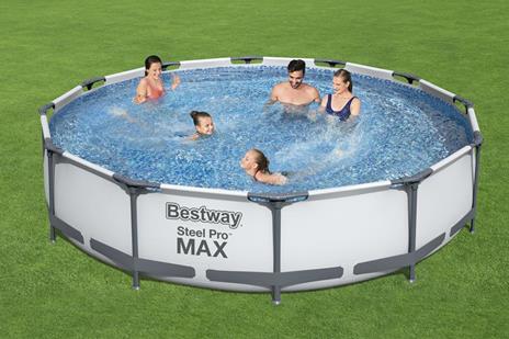 Bestway Steel Pro 56416 piscina fuori terra Piscina con bordi Piscina rotonda 6473 L Blu - 5