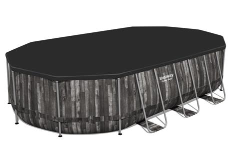 Bestway 5611R piscina fuori terra Piscina con bordi Piscina ovale 20241 L Legno