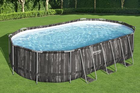 Bestway 5611R piscina fuori terra Piscina con bordi Piscina ovale 20241 L Legno - 4