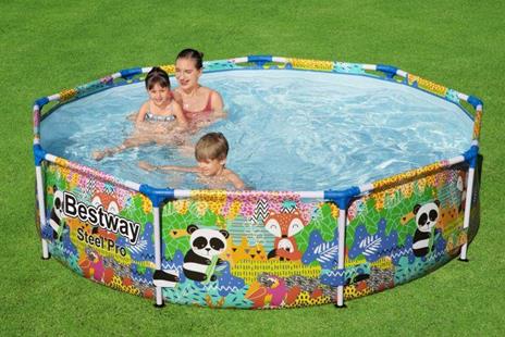Bestway 5612F piscina fuori terra Piscina con bordi Piscina rotonda 3221 L Multicolore - 3
