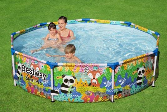 Bestway 5612F piscina fuori terra Piscina con bordi Piscina rotonda 3221 L Multicolore - 3