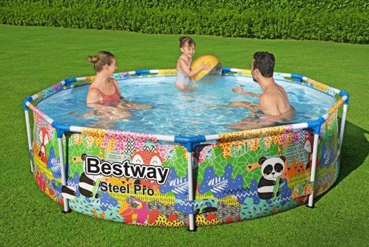 Bestway 5612F piscina fuori terra Piscina con bordi Piscina rotonda 3221 L Multicolore - 4