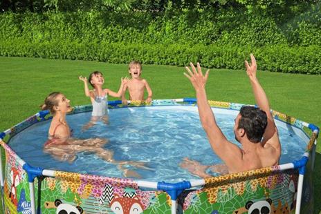 Bestway 5612F piscina fuori terra Piscina con bordi Piscina rotonda 3221 L Multicolore - 5