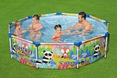 Bestway 5612F piscina fuori terra Piscina con bordi Piscina rotonda 3221 L Multicolore - 8