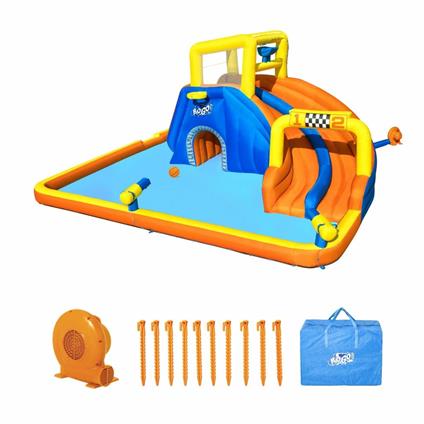 H2ogo! Mega Parco Acquatico Super Waterway 5,51 M X 5,02 M X 2,65 M