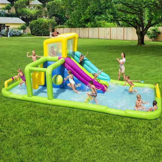 Parco Acquatico  Bestway 53387-4 Mega H2OGO Splash Course  anni 5+