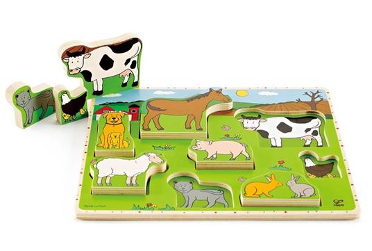 Puzzle Forme In Piedi Animali Fattoria - 6