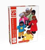 Burattini Famiglia Afroamericana Set Di 6