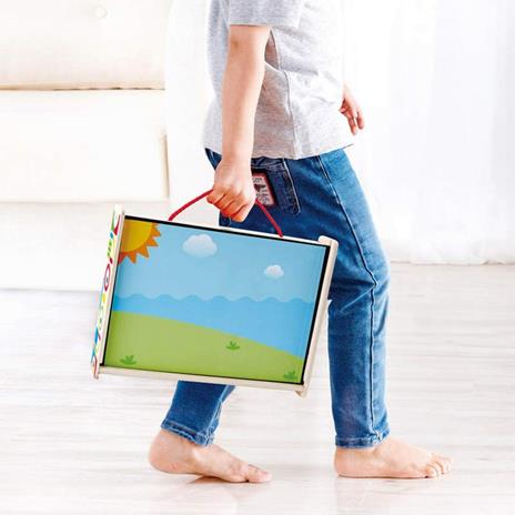 HAPE - Giocattoli da costruzione in legno - E1631 - Set artistico magnetico - 4