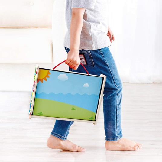 HAPE - Giocattoli da costruzione in legno - E1631 - Set artistico magnetico - 4