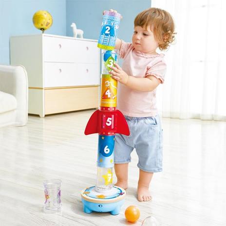 Hape Toys Rocket Ball Air Stacker - 3