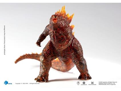 Godzilla Stylist Series Pvc Statua Godzilla: King Of The Monsters Burning Godzilla News Year Esclusiva 20 Cm Hiya Toys