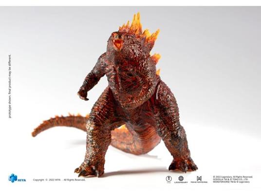 Godzilla Stylist Series Pvc Statua Godzilla: King Of The Monsters Burning Godzilla News Year Esclusiva 20 Cm Hiya Toys