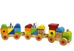 Tooky Toy Tkb383-Stacking Train Treno Con Costruzioni