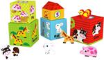 Cubi delle Tane Animali della Fattoria Gioco per Bambini