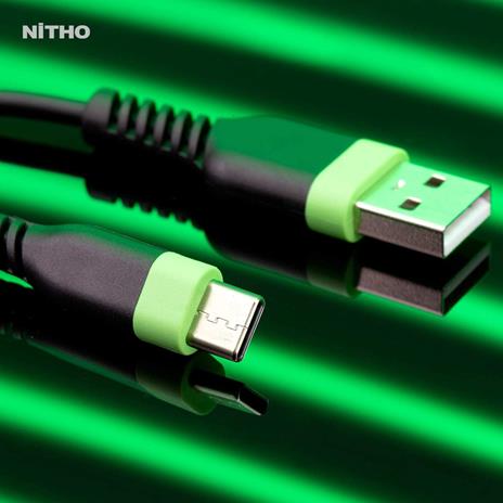 Cavo Micro USB B Ricarica Rapida per il Controller PS5, Xone (2 Pezzi, 4M) - 6