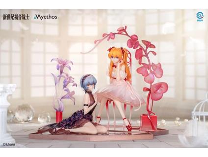 Evangelion Pvc Statua 1/7 Rei Ayanami & Asuka Shikinami Langley: Whisper Of Flower Ver. Set Myethos