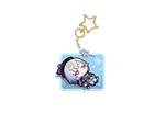Genshin Impact Q Version Sticker Series Acrylic Portachiavi Qiqi 9 Cm Mihoyo