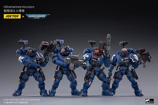 Warhammer 40k Action Figure 4-Pack 1/18 Ultramarines Incursors 12 cm - 2