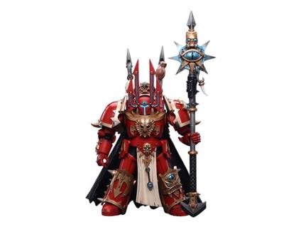 Warhammer 40k Action Figura 1/18 Chaos Space Marines Crimson Slaughter Sorcerer Lord In Terminator Armour 12 Cm Joy Toy (cn)