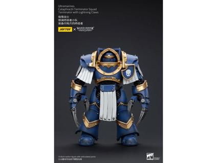 Warhammer The Horus Heresy Action Figura 1/18 Ultramarines Cataphractii Terminator Squad Terminator Con Fulmineclaws 14 Cm