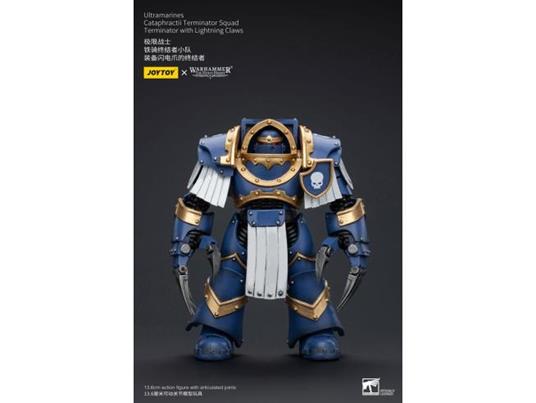 Warhammer The Horus Heresy Action Figura 1/18 Ultramarines Cataphractii Terminator Squad Terminator Con Fulmineclaws 14 Cm