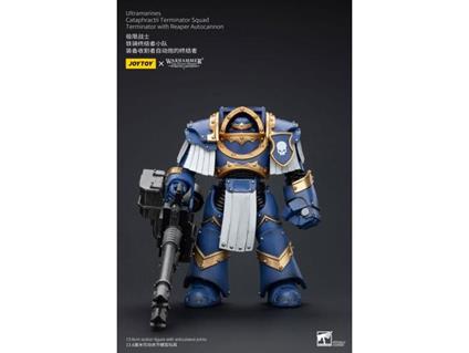 Warhammer The Horus Heresy Action Figura 1/18 Uitramarines Cataphractii Terminator Squad Terminator Con Reaper Autocannon 14 Cm