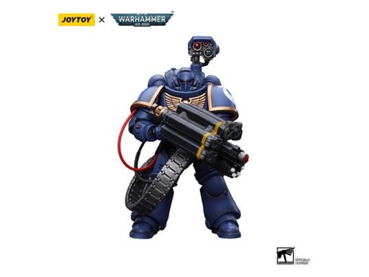 Warhammer 40k Action Figura 1/18 Ultramarines Desolation Marine Con Castellan Launcher (superfrag) 12 Cm Joy Toy (cn)