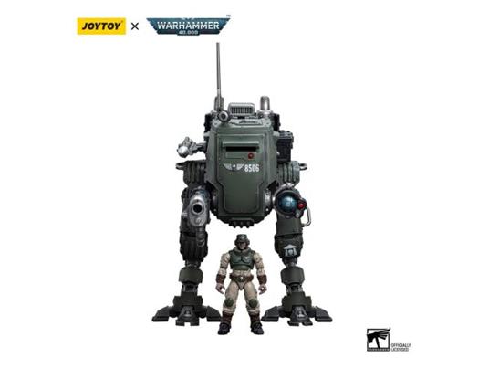Warhammer 40k Action Figura 1/18 Astra Militarum Cadian Armoured Sentinel 12 Cm Joy Toy (cn)
