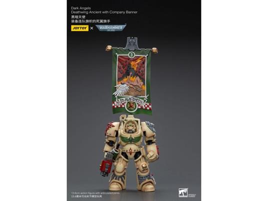 Warhammer 40k Action Figura 1/18 Dark Angels Deathwing Ancient Con Company Banner 12 Cm Joy Toy (cn)