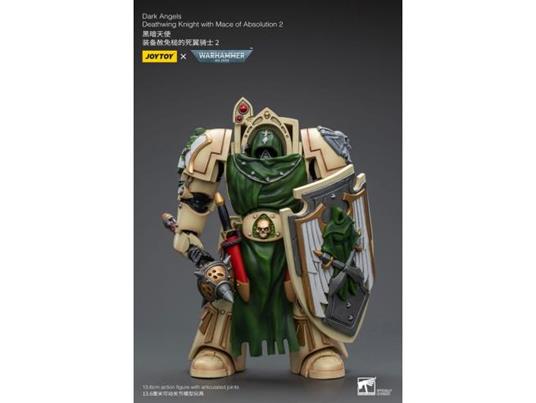 Warhammer 40k Action Figura 1/18 Dark Angels Deathwing Knight Con Mace Of Absolution 2 12 Cm Joy Toy (cn)