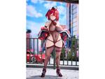 Original Illustrationpvc Statua 1/6 Arcobaleno Red Apple Illustrated By Starcat Edizione Limitata 29 Cm Hobby Sakura