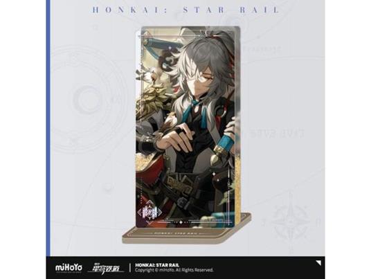 Honkai: Star Rail Light Cone Stampa In Acrilico Ornament Con Glitter: Jing Yuan Before Dawn 7 Cm Mihoyo