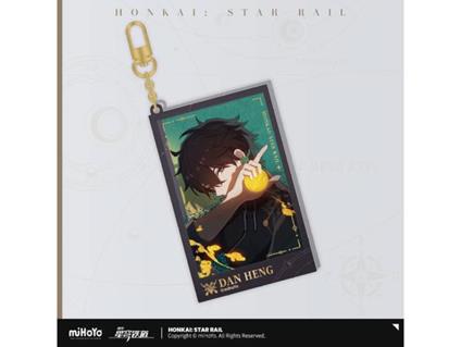 Honkai: Star Rail Countdown Departure Series Acrylic Portachiavi Dan Heng Glitter 9 Cm Mihoyo