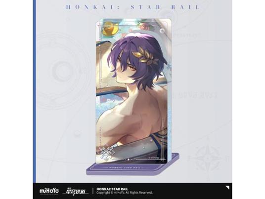 Honkai: Star Rail Light Cone Stampa In Acrilico Ornament Con Glitter: Dr. Ratio Baptism Of Pure Thought 15 Cm Mihoyo