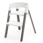 Stokke Seggiolone Steps Bianco-Hazy Grey