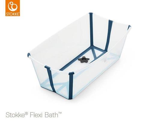 Flexibath Vaschetta Trasparente Blu Con Tappo Termosensibile