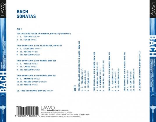 Sonate - SuperAudio CD di Johann Sebastian Bach - 2