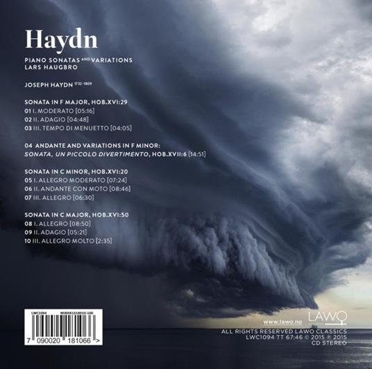 Piano Sonatas & Variation - CD Audio di Franz Joseph Haydn - 2